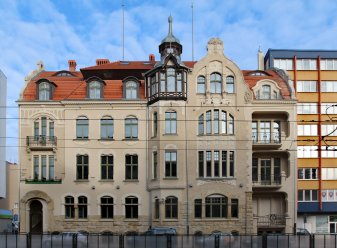 Fasada kamienicy po pracach - fot. Archiwum IChB PAN - PCSS w Poznaniu