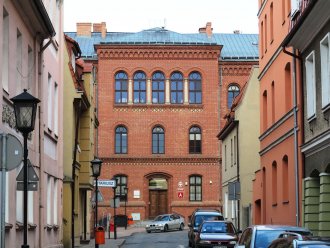 Fasada sądu po pracach -  fot. R.Banach, NID OT Poznań, 02.16 r