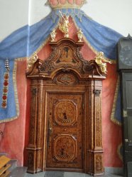 Drzwi intarsjowane (północne) po pracach - fot. A Paczuski, NID OT Toruń