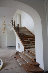 Schody paradne przed pracami