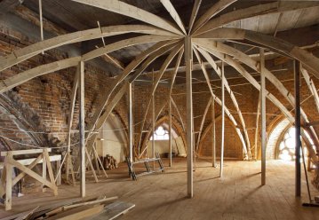 Odbudowa sklepień w kościele NMP