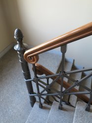 Balustrada schodów  po pracach - fot. R.Banach, NID OT Poznań,