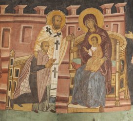 Fragment malowideł naściennych po pracach - fot. Archiwum ML