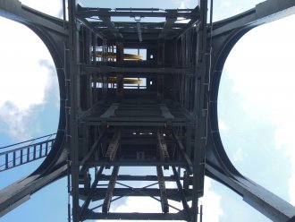 Wieża kozłowa po pracach - fot. A. Mucha NID OT Katowice