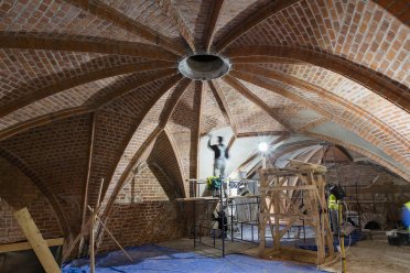 Odbudowa sklepień w kościele NMP