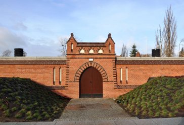 Jedna z bram w elewacji wschodniej po pracach - fot. Archiwum Hydropolis