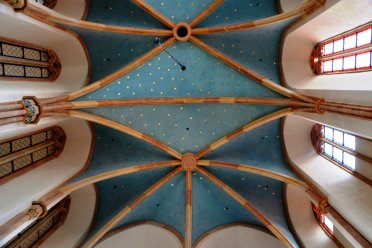 Sklepienie po pracach - fot. G. Nowak, Zamek Piastowski w Raciborzu