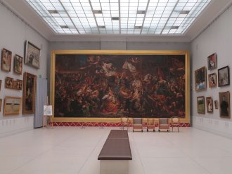 Galeria malarstwa i monumentalna Dziewica Orleańska Jana Matejki - fot. R. Banach, NID OT Poznań