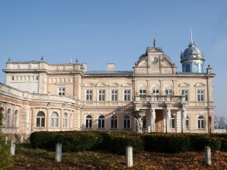 Pałac od strony podjazdu przed pracami - fot. Archiwum PLSP w Kościelcu