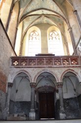 Empora zachodnia przed pracami - fot. G. Nowak, Zamek Piastowski