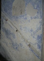 Malowany na filarze baldachim ambony przed pracami - fot. J. Bulderberg, Relief s.c.