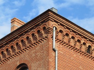 Detal ceglany po pracach - fot. R.Banach, NID OT Poznań, 02.16 r