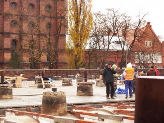 Prace w otoczeniu zbiornika - fot. PB-K  Castellum Sp. z o.o.