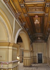 Sala dębowa przed pracami - fot. Archiwum PLSP w Kościelcu