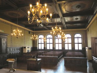 Główna sala rozpraw po pracach - fot. R.Banach, NID OT Poznań