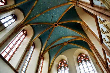 Sklepienie kaplicy po pracach - fot. G. Nowak, Zamek Piastowski w Raciborzu